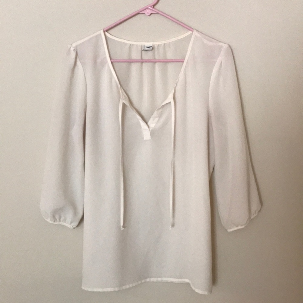 Old Navy blouse (white | M )